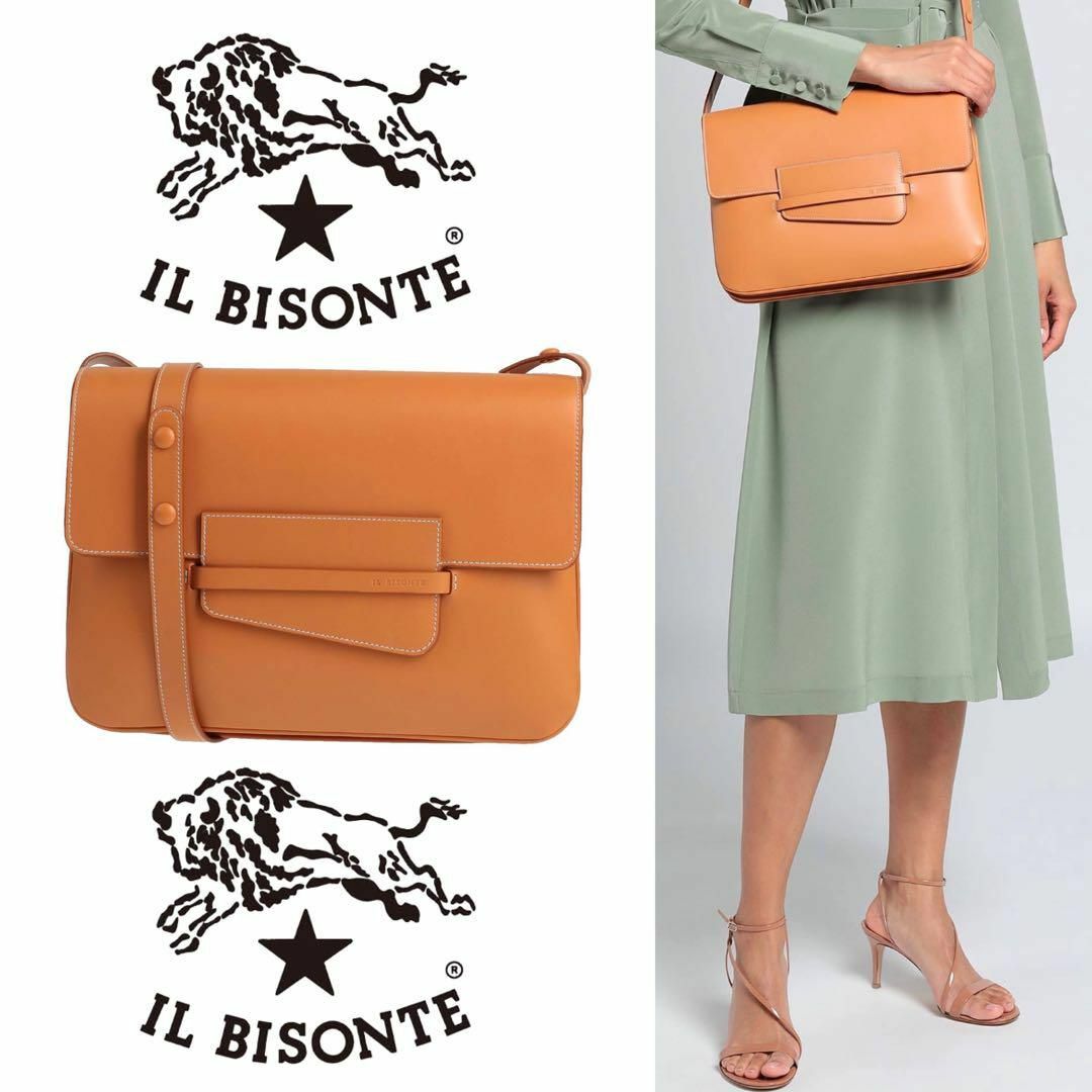 ☆定価146100☆ IL BISONTE イルビゾンテ ショルダーバッグ-