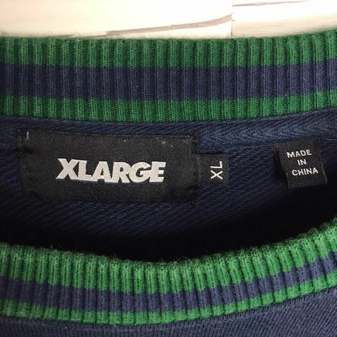 ばんばんざいみゆ着用モデル】XLARGE パイルロゴ 切替え 希少