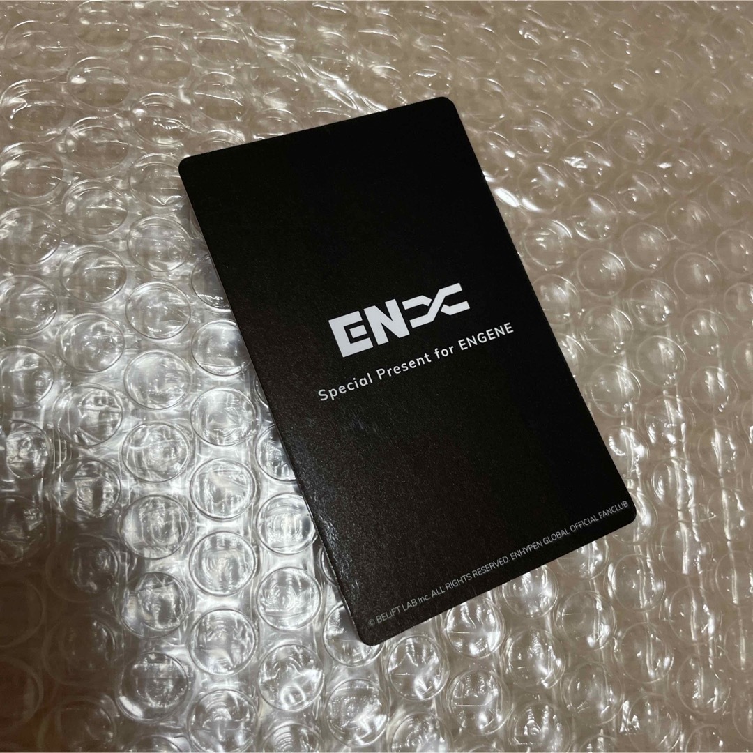 ENHYPEN  MANIFESTO  FC限定　会場特典トレカ ニキ NIKI