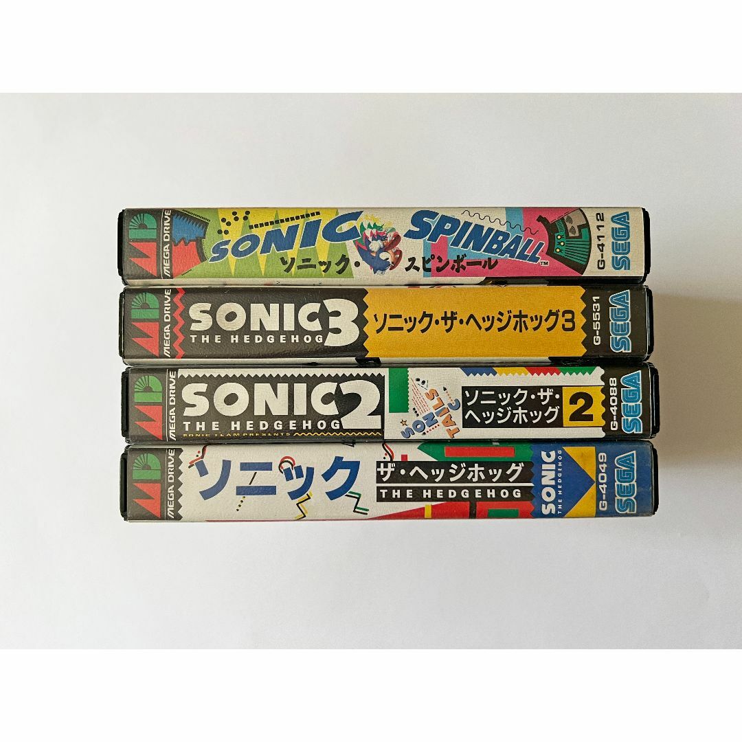 メガドライブ ソニックザヘッジホッグ 1 2 3 スピンボール セット MD