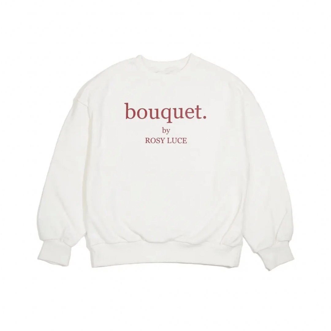 Her lip to - Rosyluce BOUQUET SWEAT SHIRT ホワイトの通販 by kono's