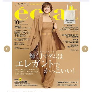 シュウエイシャ(集英社)のeclat 10月号　付録のみ　トート(トートバッグ)