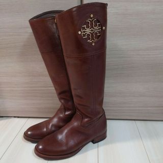 TORY BURCH トリーバーチ ロングブーツ ブラウン 23cm 6M