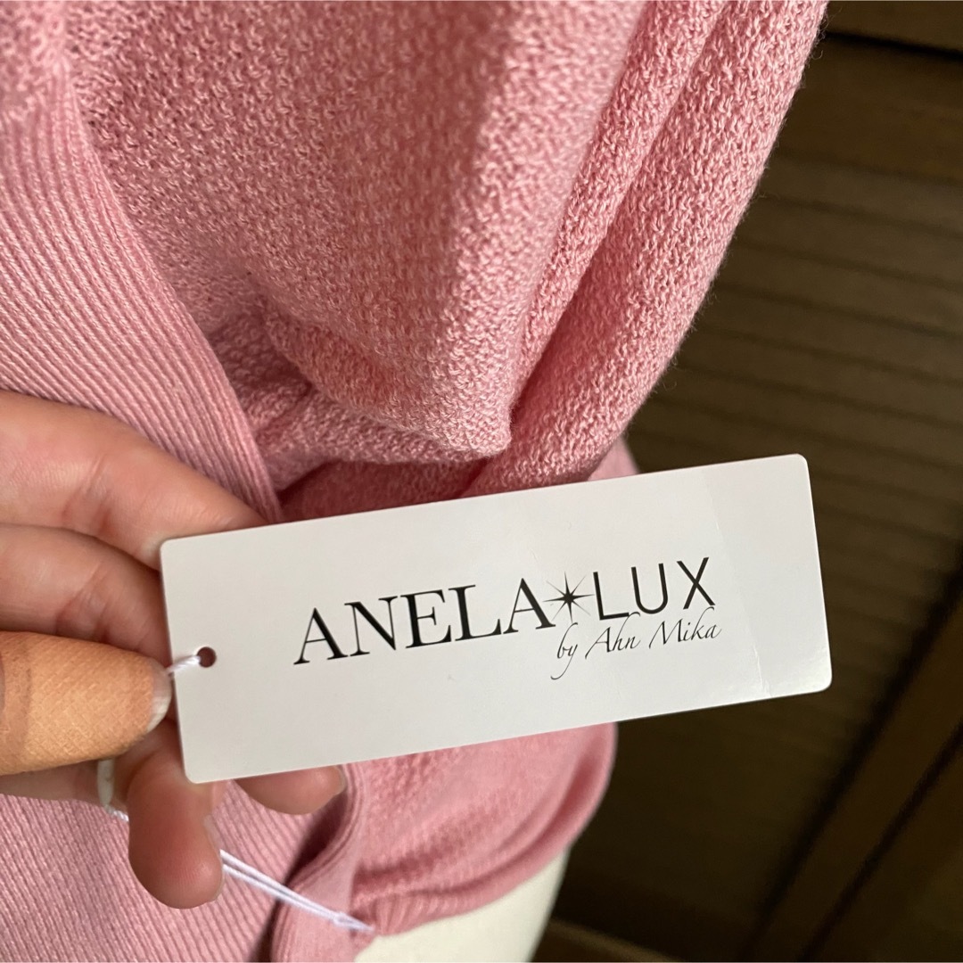 ANELALUX(アネラリュクス)のANELALUX Vネックコットンニット レディースのトップス(ニット/セーター)の商品写真