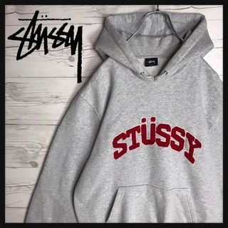 ステューシー(STUSSY)の【超人気モデル】stussy パイルロゴ 刺繍 即完売 入手困難 パーカー(その他)