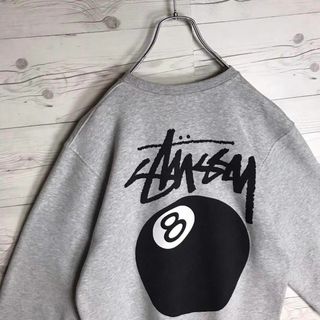 ✨即完売モデル✨ stussy 8ボール バックプリント 入手困難 スウェット