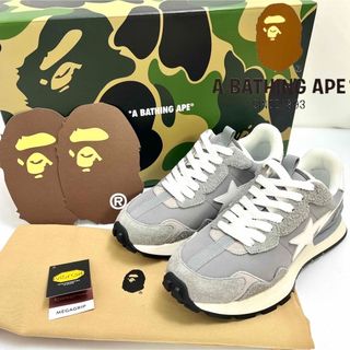 アベイシングエイプ(A BATHING APE)のAPE ROAD STA Express Gray/White 24cm(スニーカー)