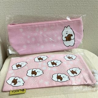 未開封 もくもくちゃん ポーチ 巾着 セット(ボディバッグ/ウエストポーチ)