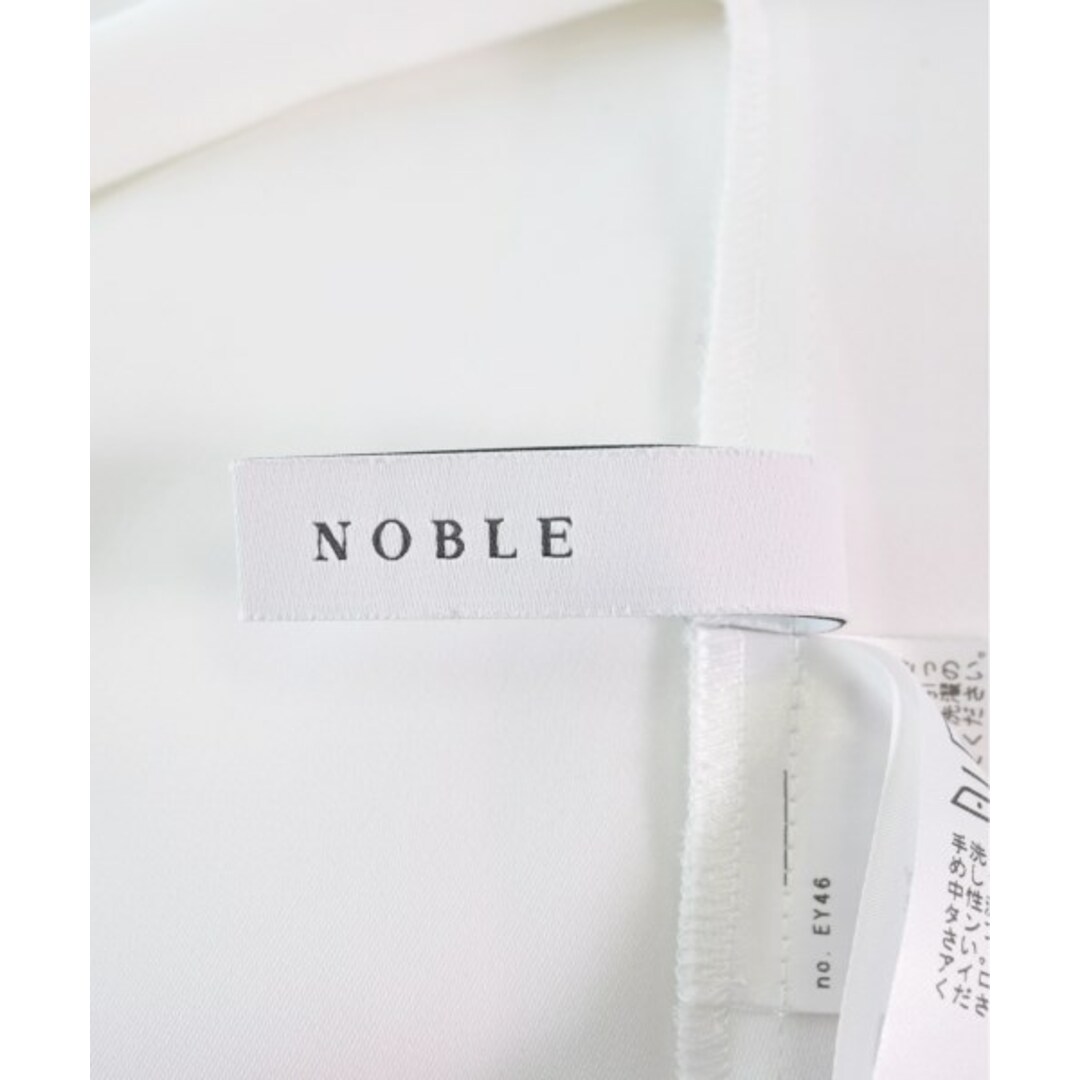 Noble(ノーブル)のNOBLE ノーブル ブラウス F 白系 【古着】【中古】 レディースのトップス(シャツ/ブラウス(長袖/七分))の商品写真