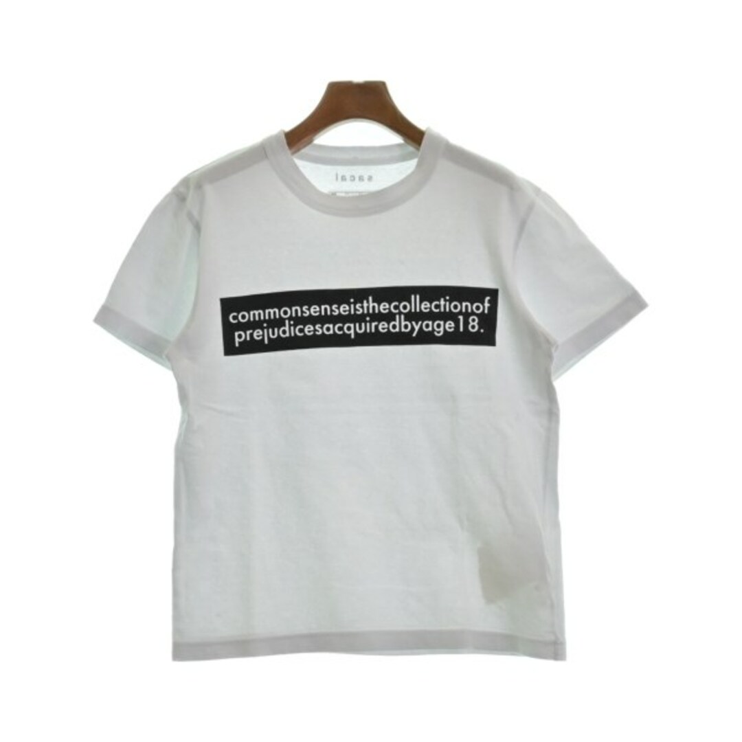 sacai - sacai サカイ Tシャツ・カットソー 0(XS位) 白 【古着】【中古