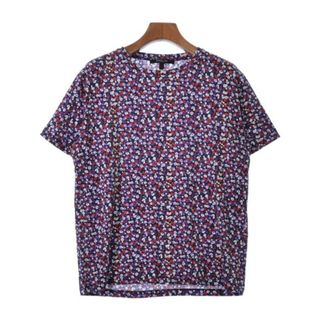 デレクラム(DEREK LAM)のDEREK LAM デレクラム Tシャツ・カットソー S 紺x紫x赤等(花柄) 【古着】【中古】(カットソー(半袖/袖なし))