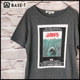 BASE-T　ベースティ　トップス　Tシャツ　映画JAWS(Tシャツ/カットソー(半袖/袖なし))