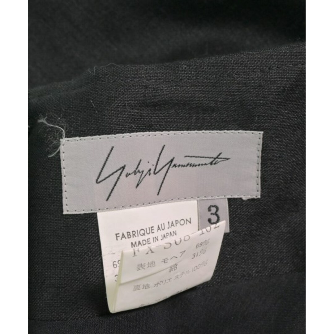 Yohji Yamamoto(ヨウジヤマモト)のYOHJI YAMAMOTO ロング・マキシ丈スカート 3(M位) 黒 【古着】【中古】 レディースのスカート(ロングスカート)の商品写真