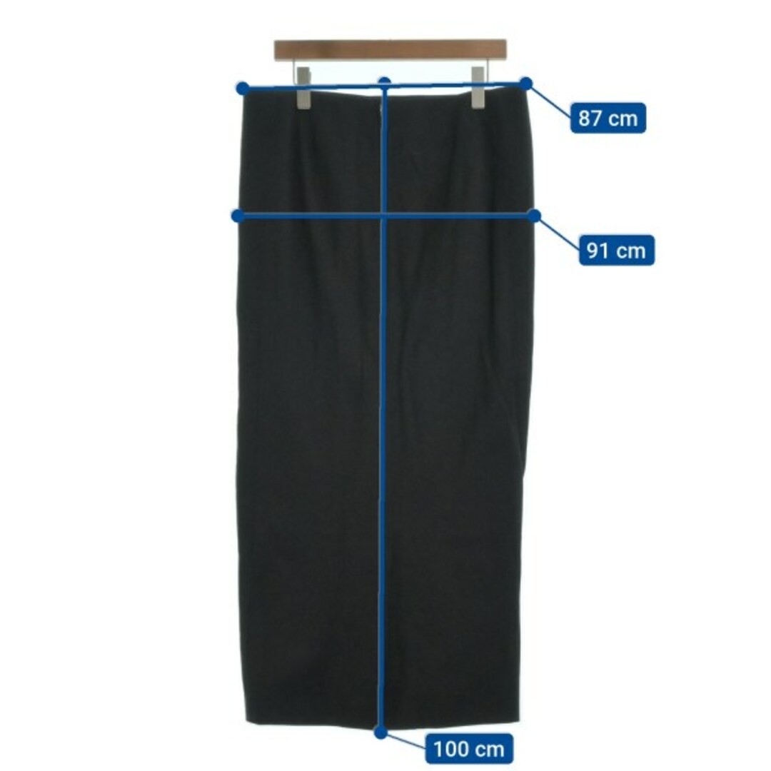 Yohji Yamamoto(ヨウジヤマモト)のYOHJI YAMAMOTO ロング・マキシ丈スカート 3(M位) 黒 【古着】【中古】 レディースのスカート(ロングスカート)の商品写真
