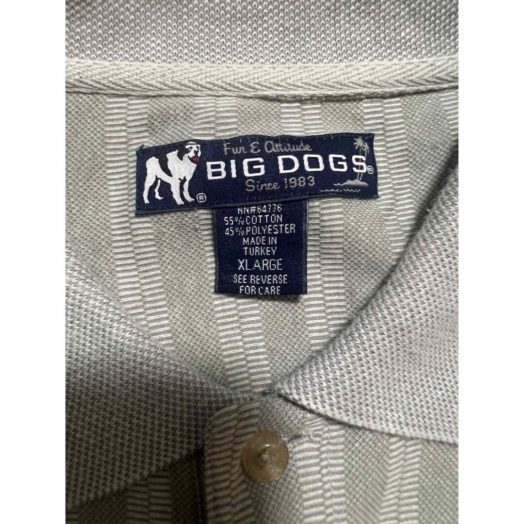 ビックサイズ  BIG DOGS ポロシャツ　ゆるだぼ　古着　vintage メンズのトップス(ポロシャツ)の商品写真