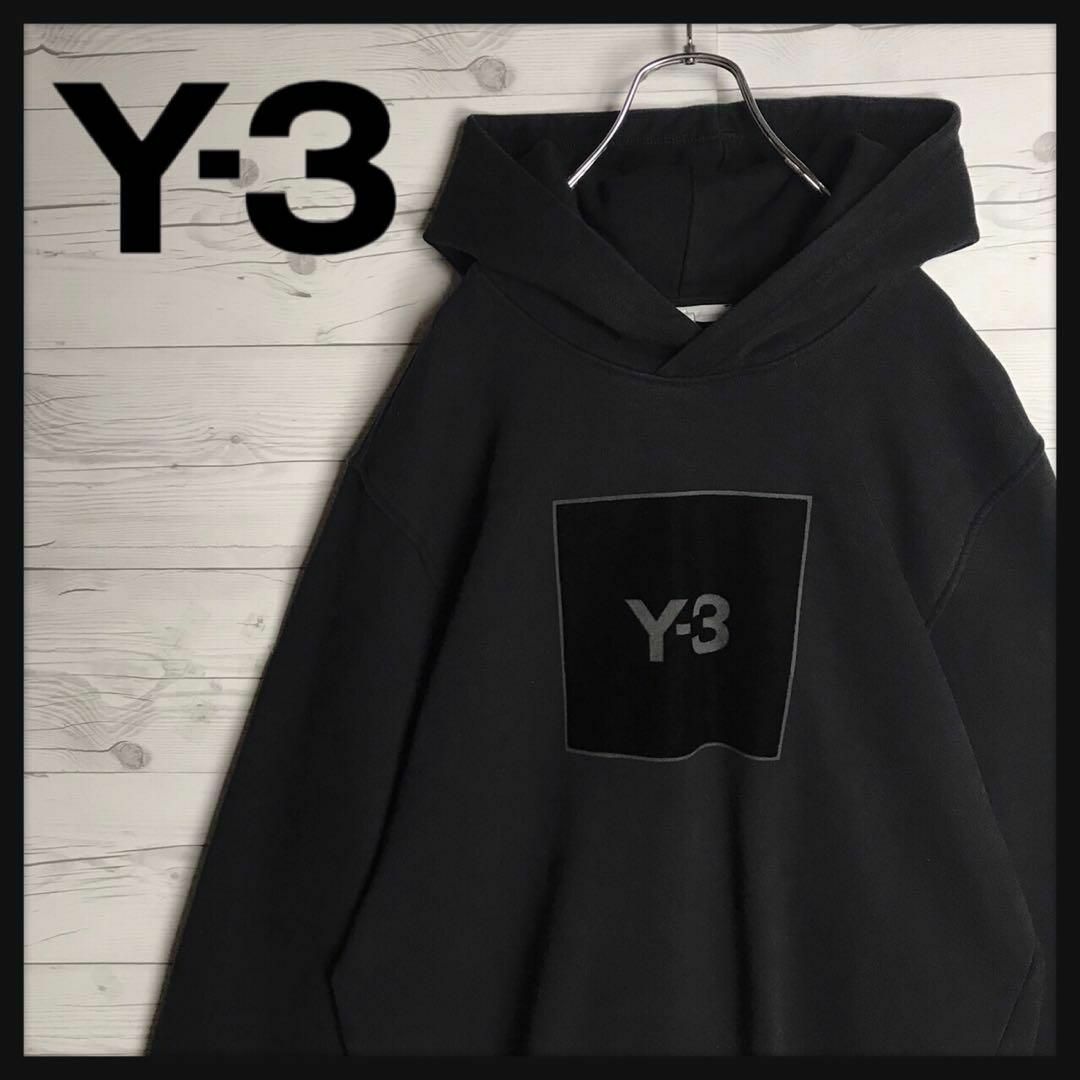 【即完売モデルXL】Y-3 刺繍ロゴ ビッグロゴ 即完売 入手困難 パーカー