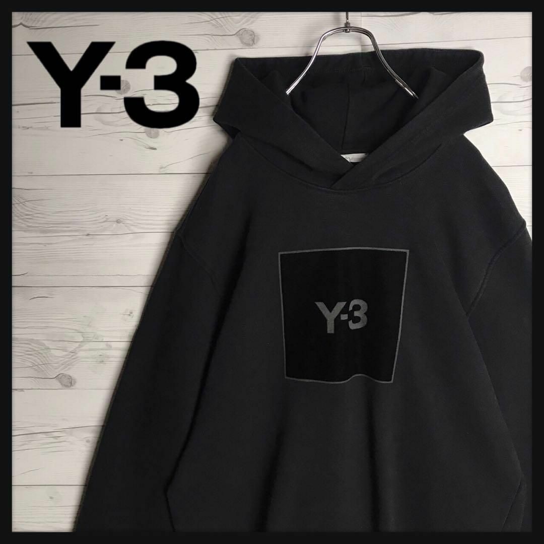 即完売モデルXL】Y-3 刺繍ロゴ ビッグロゴ 即完売 入手困難 パーカー-