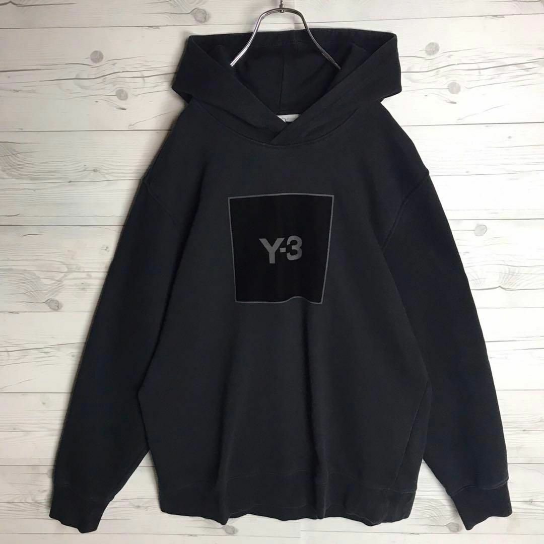 即完売モデルXL】Y-3 刺繍ロゴ ビッグロゴ 即完売 入手困難 パーカー-