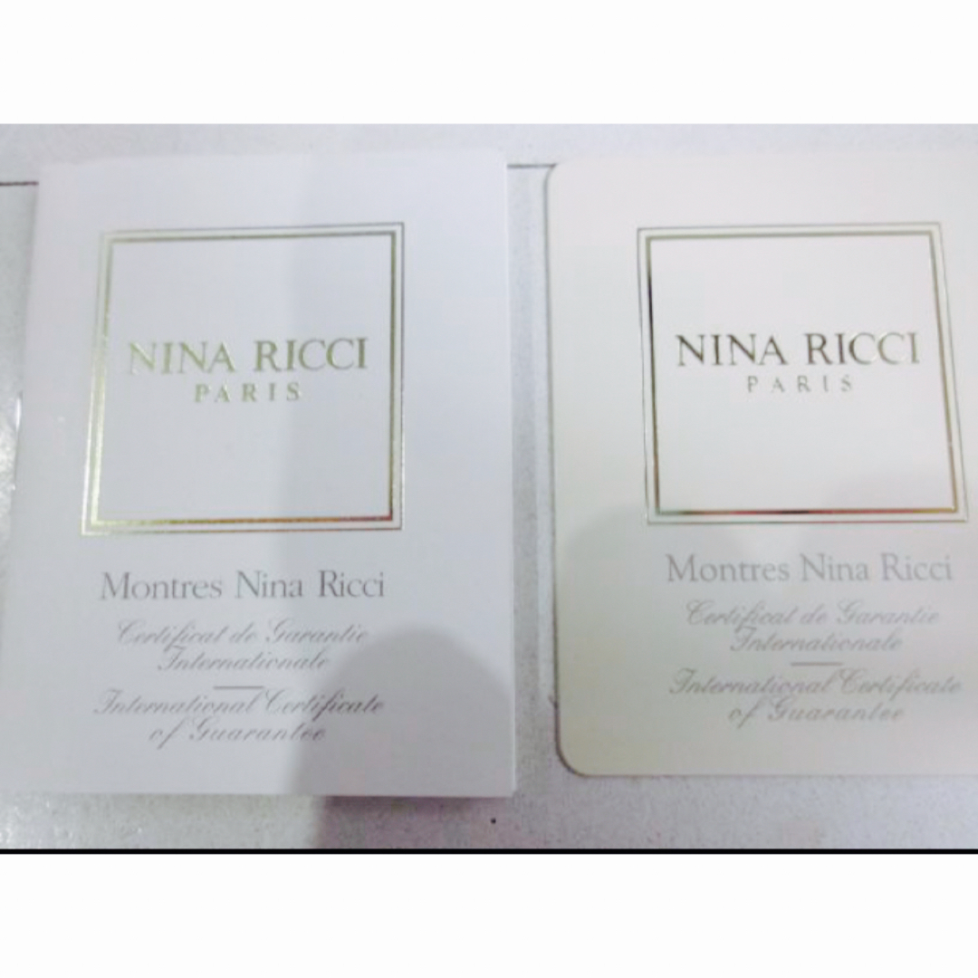 NINA RICCI(ニナリッチ)の⑭新品　稀少　ニナリッチ　シェル文字盤レデイース腕時計　ヴィンテージ レディースのファッション小物(腕時計)の商品写真