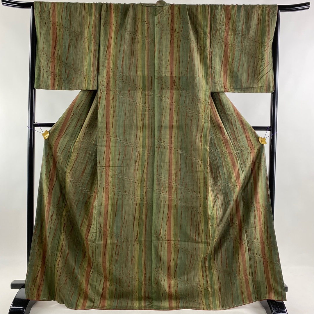 小紋 身丈168cm 裄丈69cm 正絹 美品 秀品 - 着物