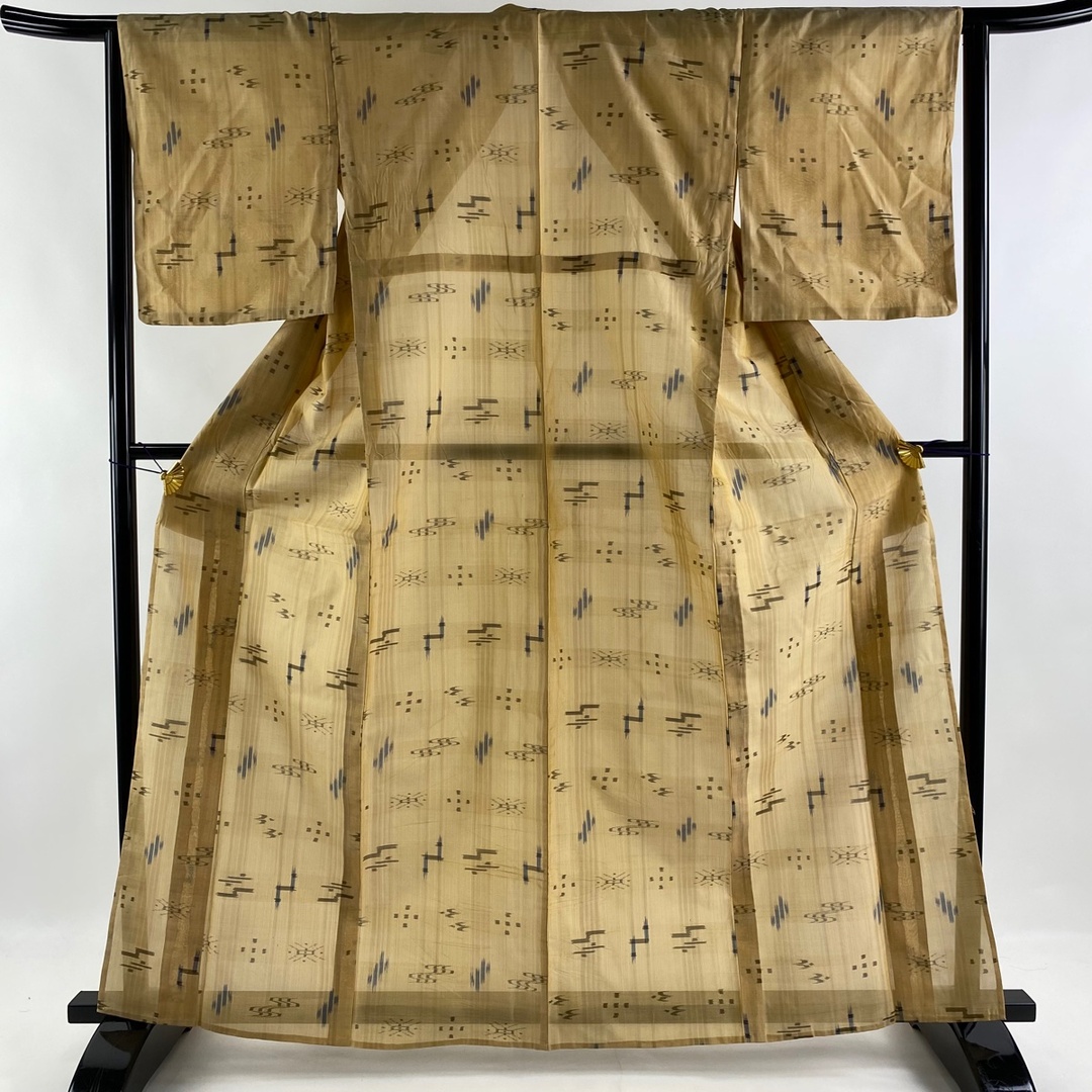 紬 身丈163cm 裄丈64cm 正絹 秀品 - 着物 紬 身丈163.5cm 裄丈66cm 正絹 秀品