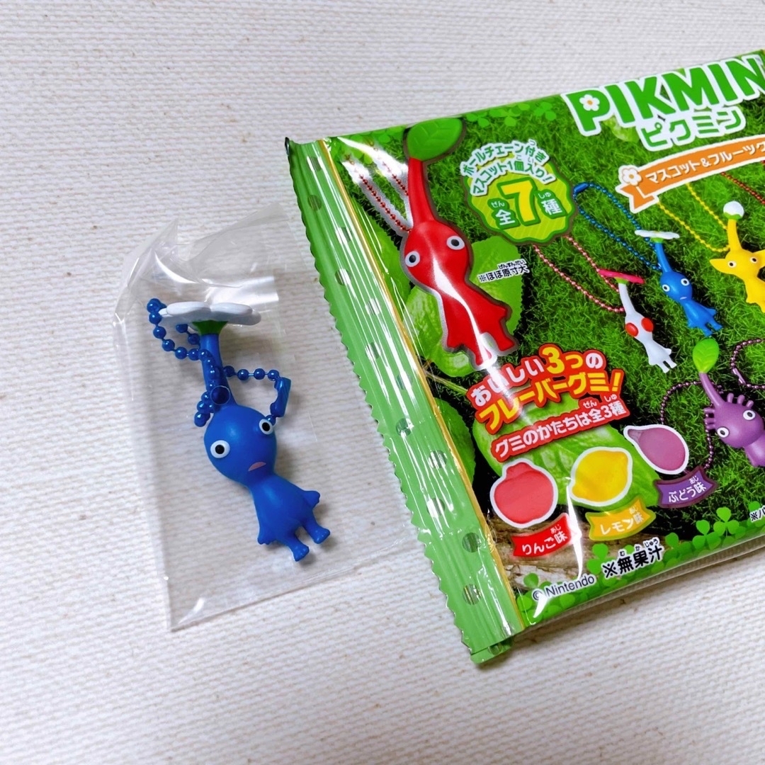 BANDAI - PIKMIN ピクミン マスコット ＆ フルーツグミ 全7種 グミ付き ...