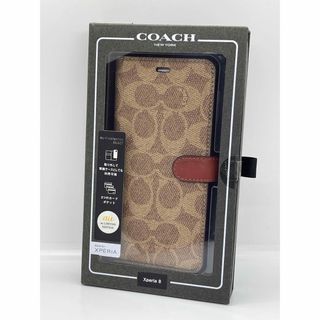 コーチ(COACH)の特価セール！Xperia 8 COACH（R）ブックタイプケース／ Brown(Androidケース)