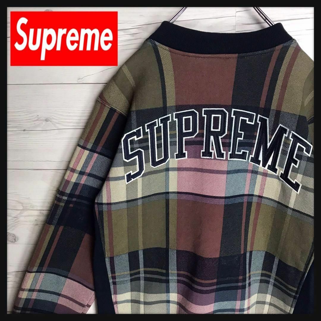 Supreme - 【即完売モデル】Supreme 背面アーチロゴ 総柄ジャケット
