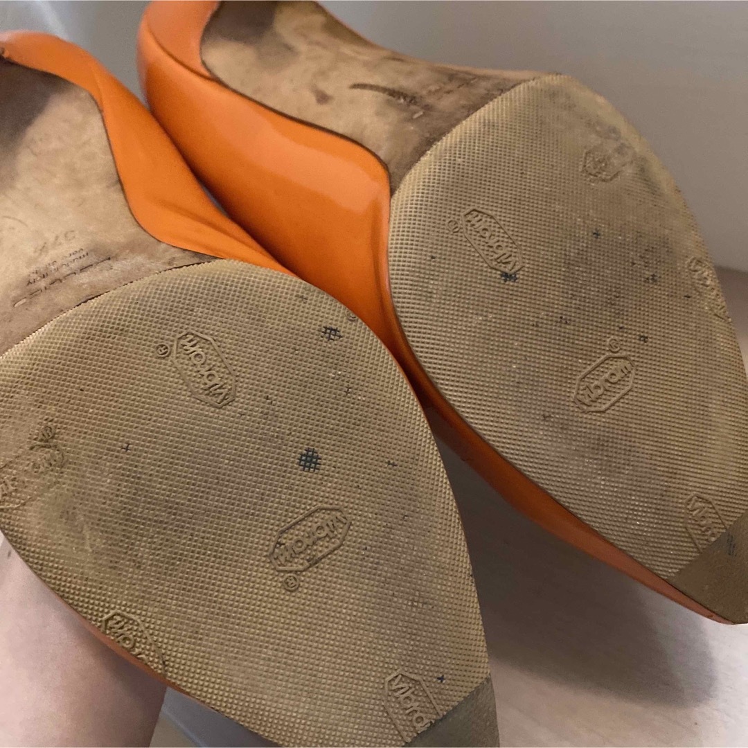 PELLICO(ペリーコ)のPELLICO アネッリ　オレンジパンプス レディースの靴/シューズ(ハイヒール/パンプス)の商品写真