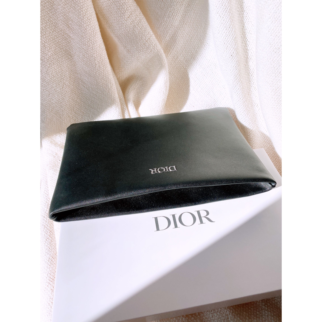 Dior ディオール ノベルティ 非売品 レザー調 ポーチ 化粧ポーチ Dior ディオール ノベルティ 非売品 レザー調 ポーチ 化粧ポーチ