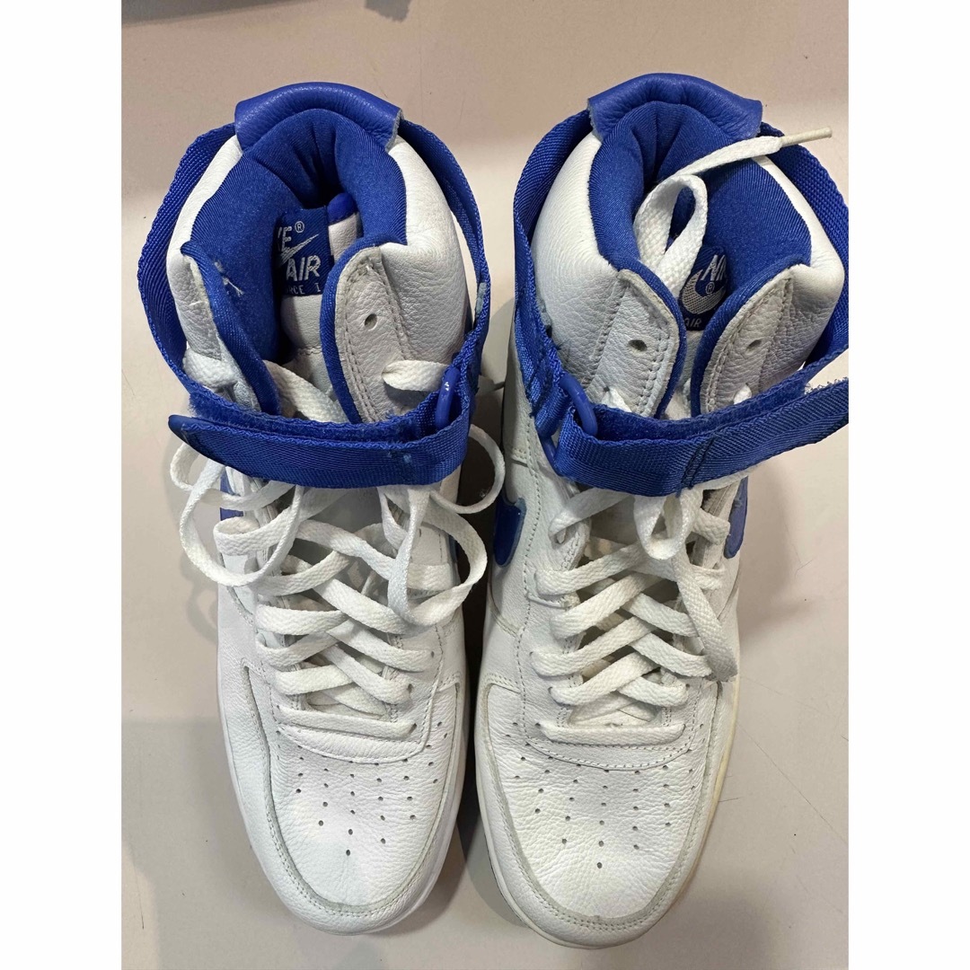 NIKE - 2001 NIKE AIR FORCE 1 HIGH 白×青 US11 新品の通販 by NIKE - 2001 NIKE AIR FORCE 1 HIGH 白×青 US11 新品の通販 by