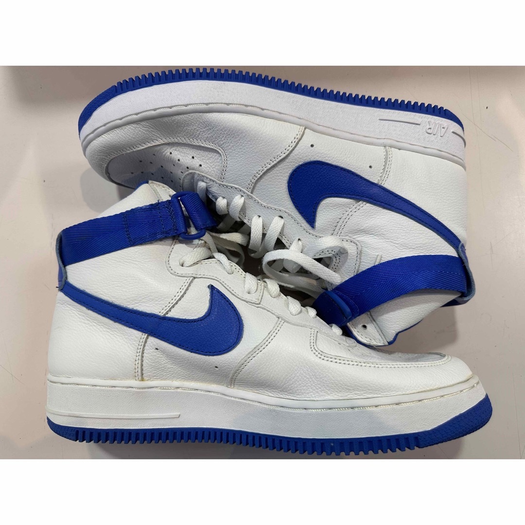 NIKE - 2001 NIKE AIR FORCE 1 HIGH 白×青 US11 新品の通販 by NIKE - 2001 NIKE AIR FORCE 1 HIGH 白×青 US11 新品の通販 by