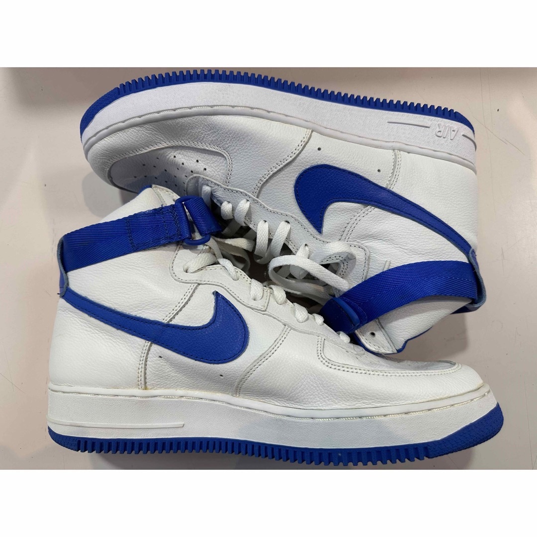 2001 NIKE AIR FORCE 1 HIGH 白×青 US11 新品