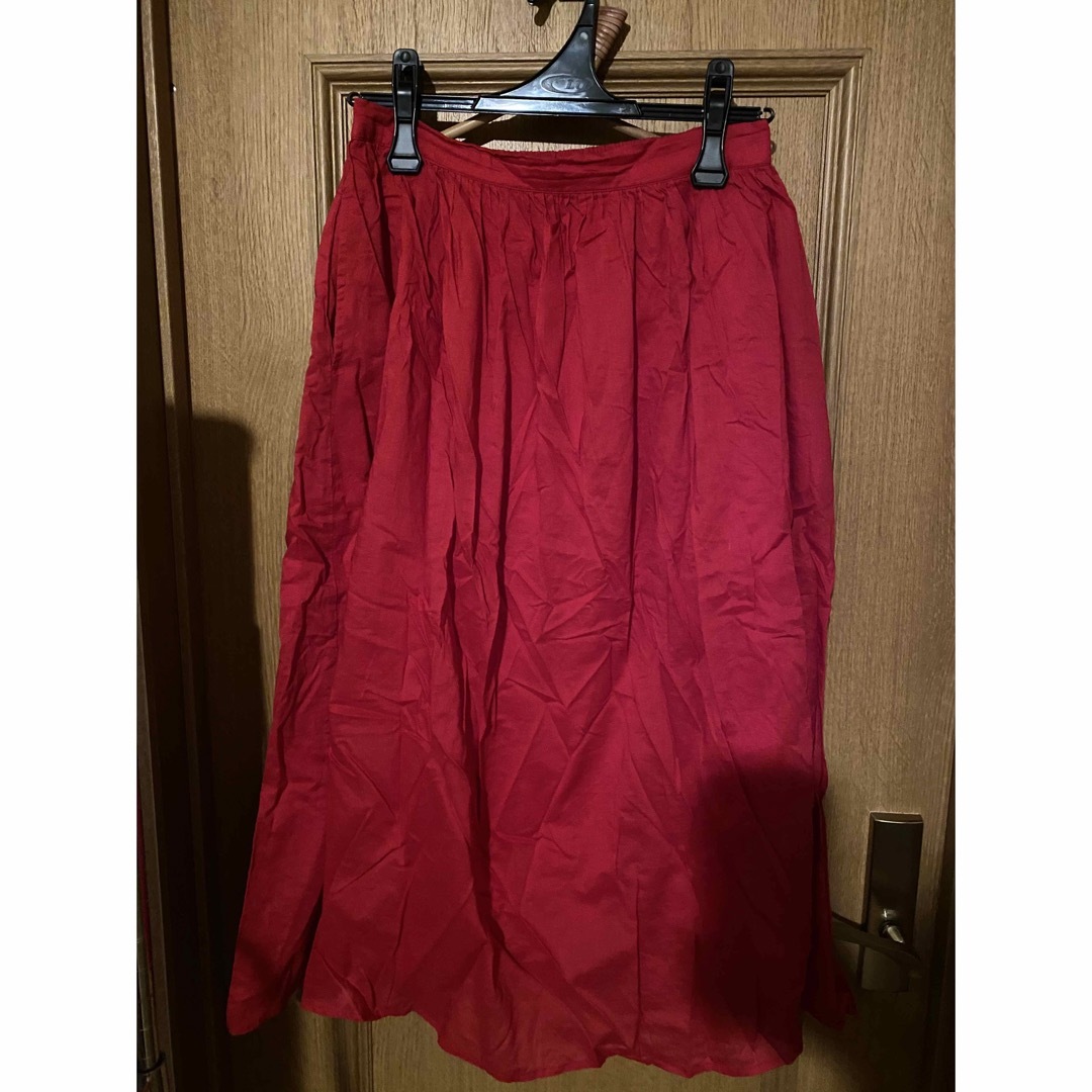 FREAK'S STORE(フリークスストア)のフリークスストア　freaks store スカート　赤　レッド レディースのスカート(ひざ丈スカート)の商品写真