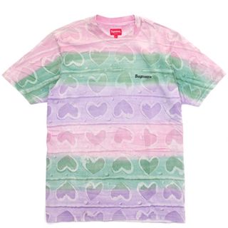 シュプリーム(Supreme)の19FW Supreme Hearts Dyed S/S Top Pink M(Tシャツ/カットソー(半袖/袖なし))