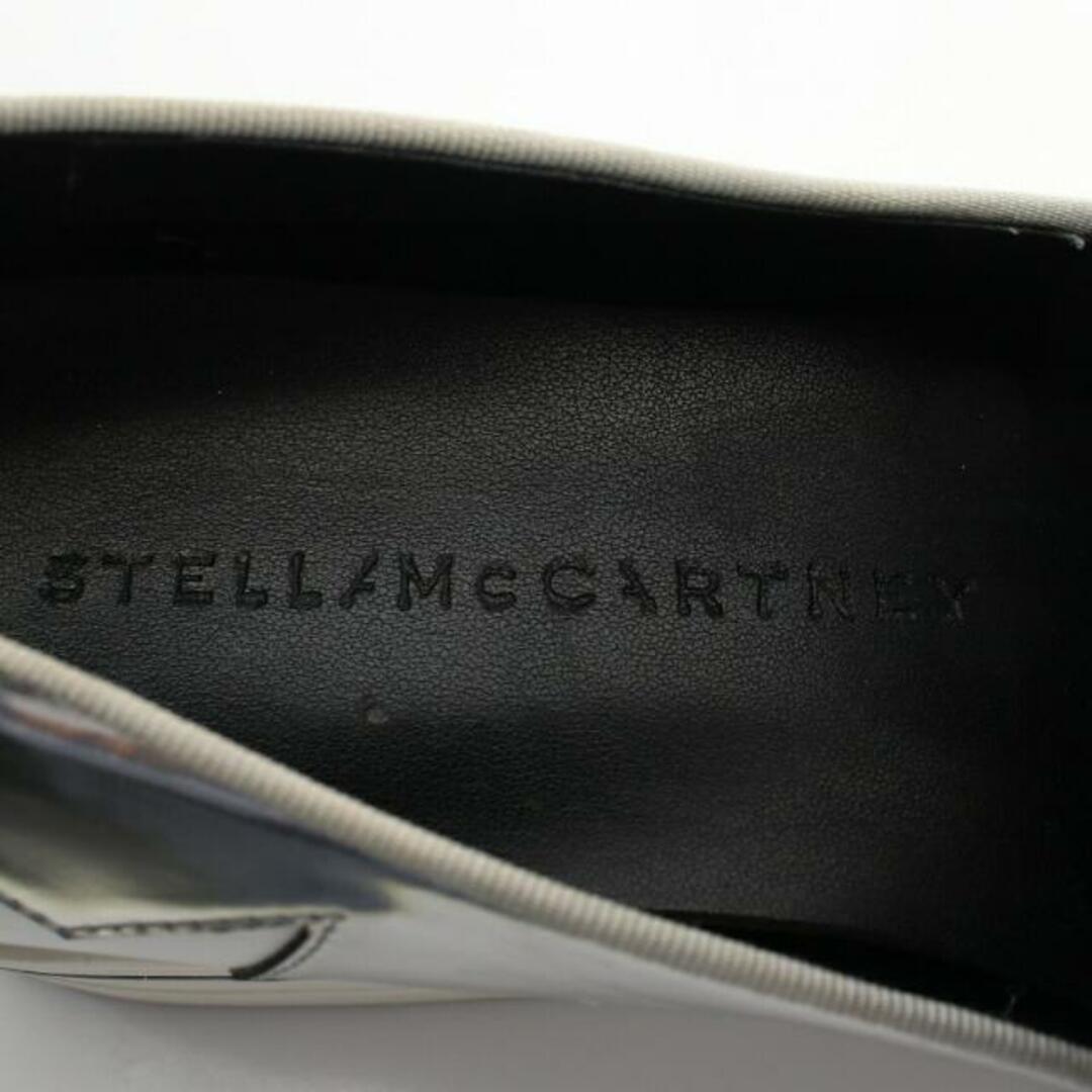 Stella McCartney(ステラマッカートニー)のインジウム スター ビンクス ローファー スリッポン フェイクレザー シルバー ホワイト レディースの靴/シューズ(スリッポン/モカシン)の商品写真