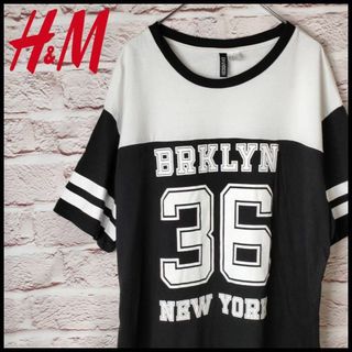 エイチアンドエム(H&M)のDIVIDED H＆M　エイチ・アンド・エム　トップス　Tシャツ　ワンピース(Tシャツ(半袖/袖なし))