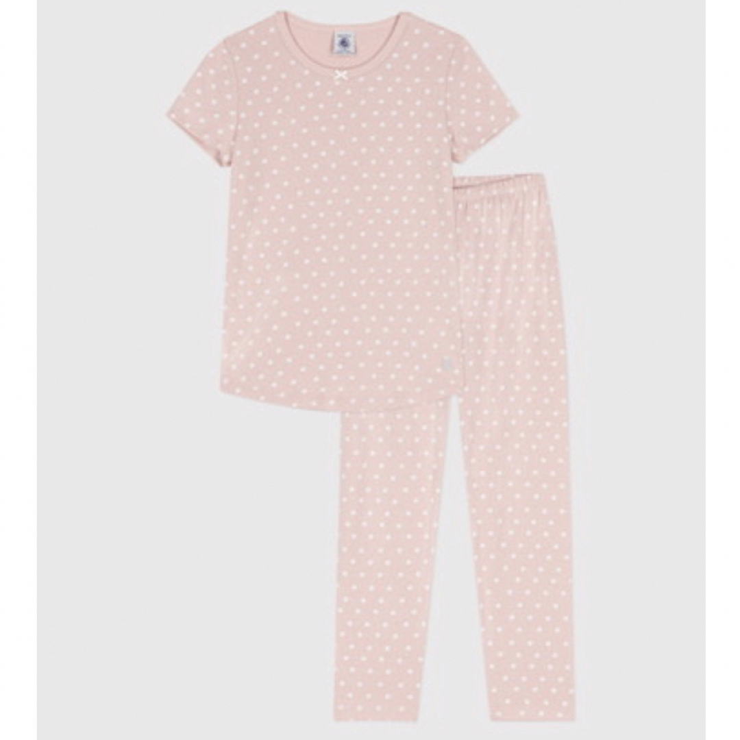 PETIT BATEAU(プチバトー)のプチバトー　パジャマ　半袖 キッズ/ベビー/マタニティのキッズ服女の子用(90cm~)(パジャマ)の商品写真