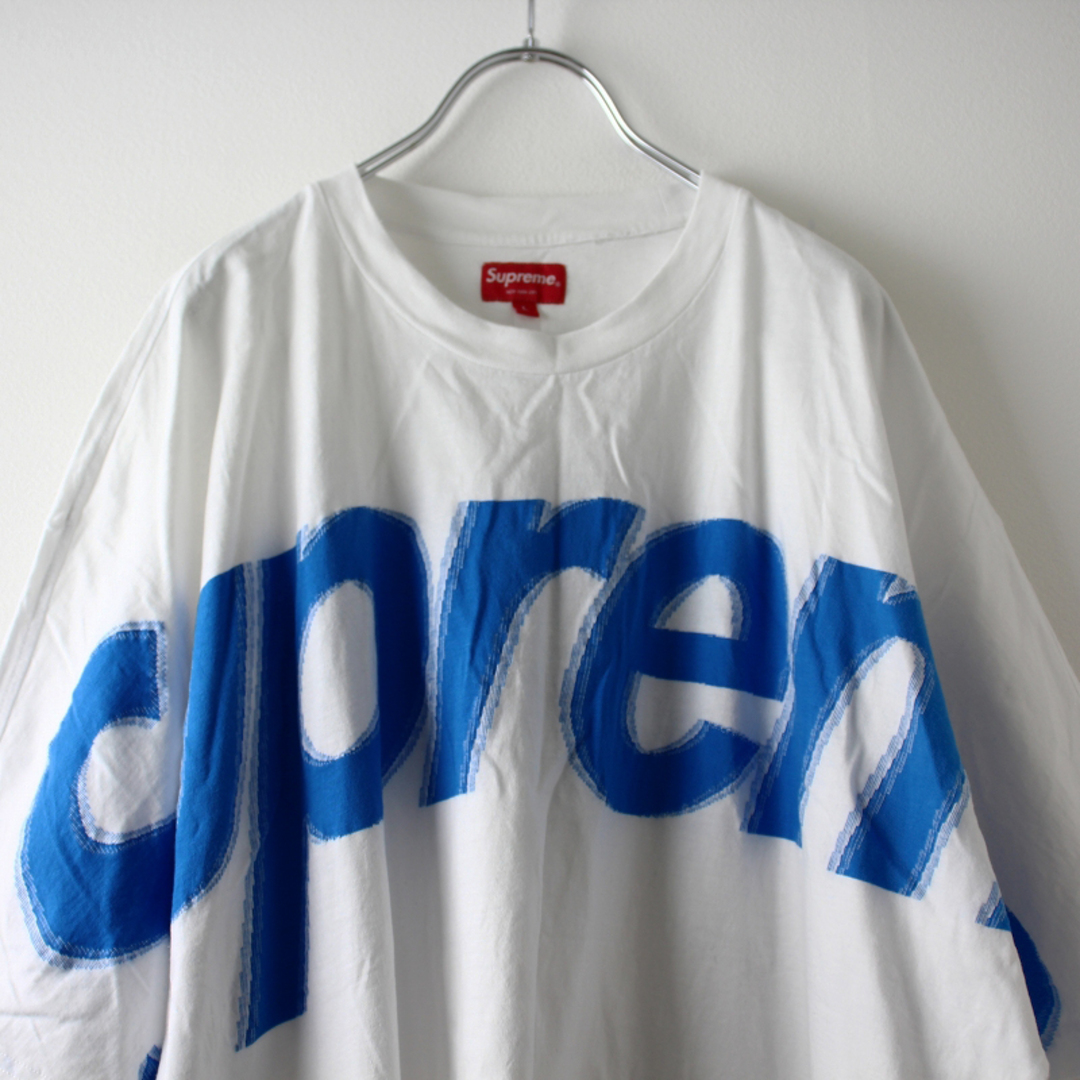 シュプリーム Supreme 2022FW Intarsia S/S Top L/ホワイト 刺繍 Tシャツ WOOSTER合同会社タグ 国内正規 メンズ ロゴ【2400013486118】