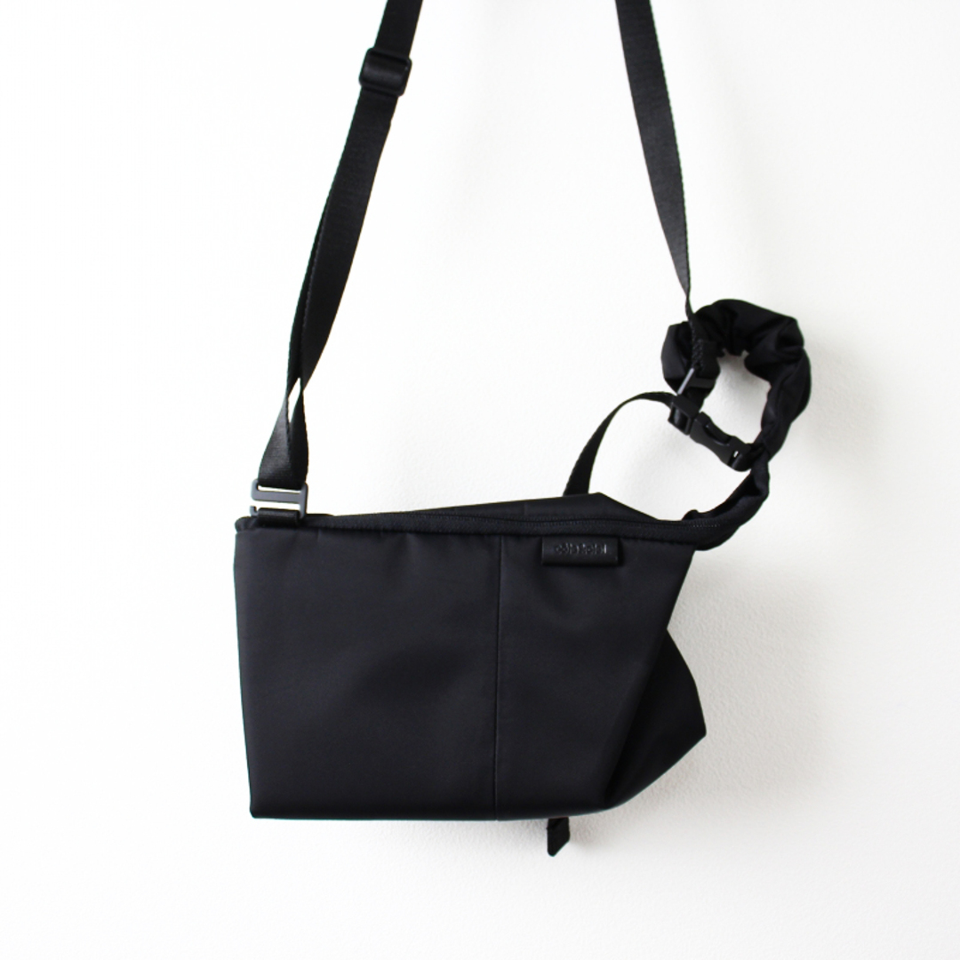 コートエシエル Cote&Ciel 極美品 SLEEK NYLON Kivu S ショルダーバッグ/ブラック 2way クラッチバッグ  ナイロン【2400013486163】