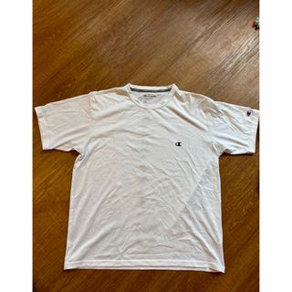 Champion メンズ ロゴアップリケ 半袖Tシャツ(Tシャツ/カットソー(半袖/袖なし))