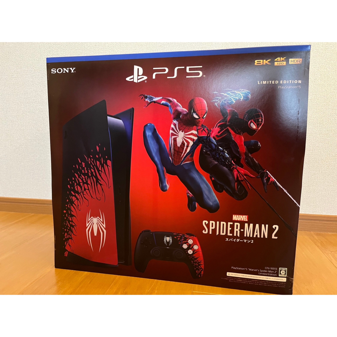 家庭用ゲーム機本体PS5 スパイダーマン　限定モデル　本体