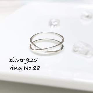 ring No.88♡silver925 エックスリング(リング(指輪))