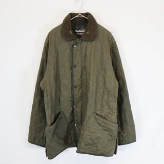 バーブァー(Barbour)のBarbour バブアー polar quilts キルティングジャケット 防寒 アウトドア ユーロ ヨーロッパ古着 モスグリーン(メンズ Ⅼ) 中古 古着 N6033(その他)