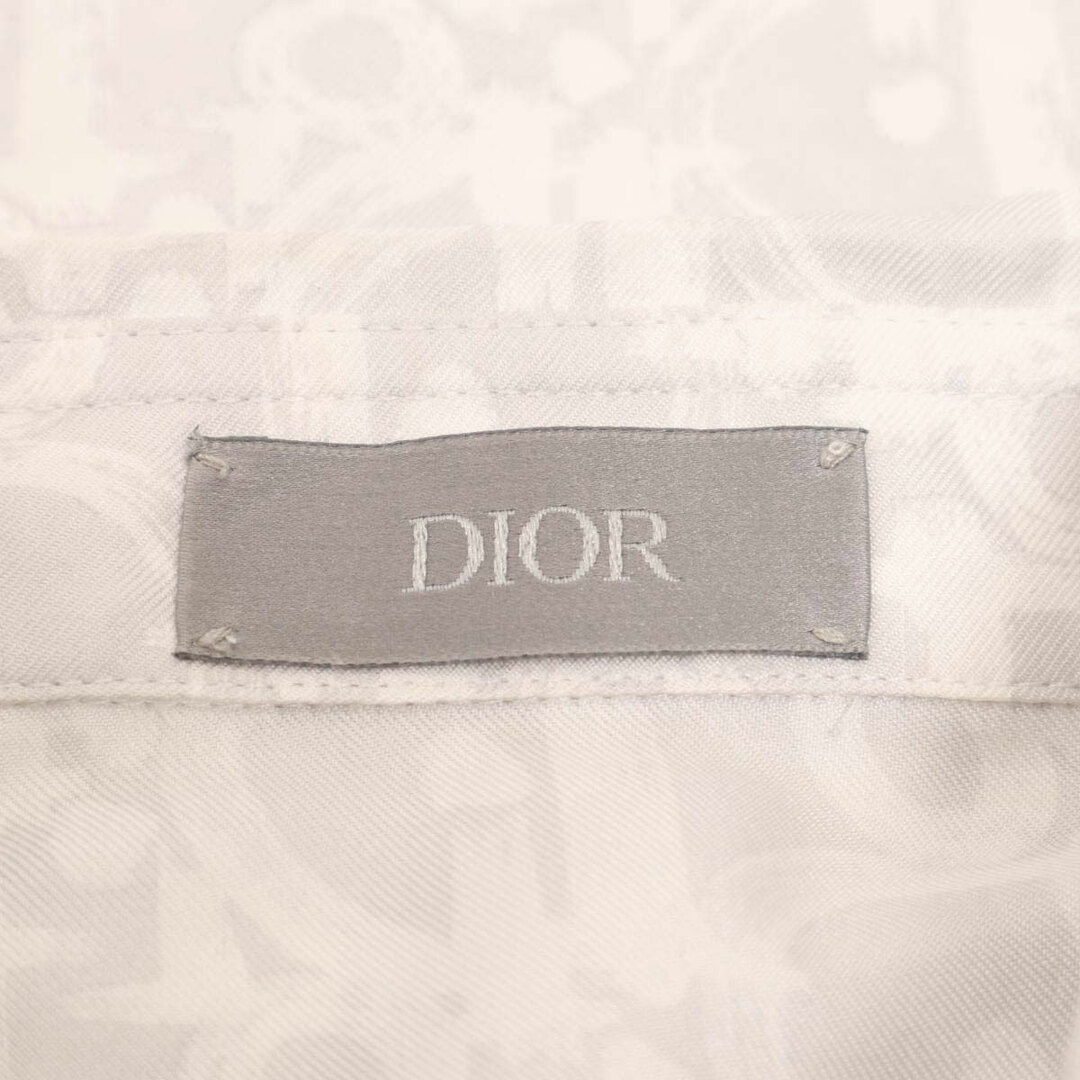 ディオール オブリーク シルク 長袖シャツ 013C502A5141 メンズ グレー系 Dior  【アパレル・小物】