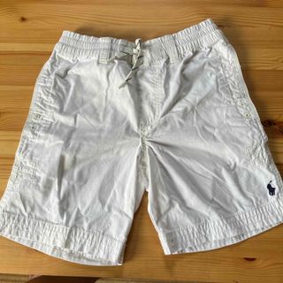 ポロラルフローレン(POLO RALPH LAUREN)のポロラルフローレン　ハーフパンツ　140/59 S 白　ホワイト(パンツ/スパッツ)