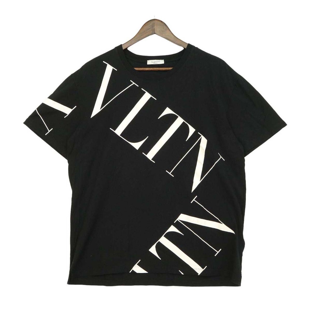 ヴァレンチノ VLTN ロゴ プリント 半袖 Tシャツ SV3MG02P5FV メンズ ブラック Valentino  【アパレル・小物】