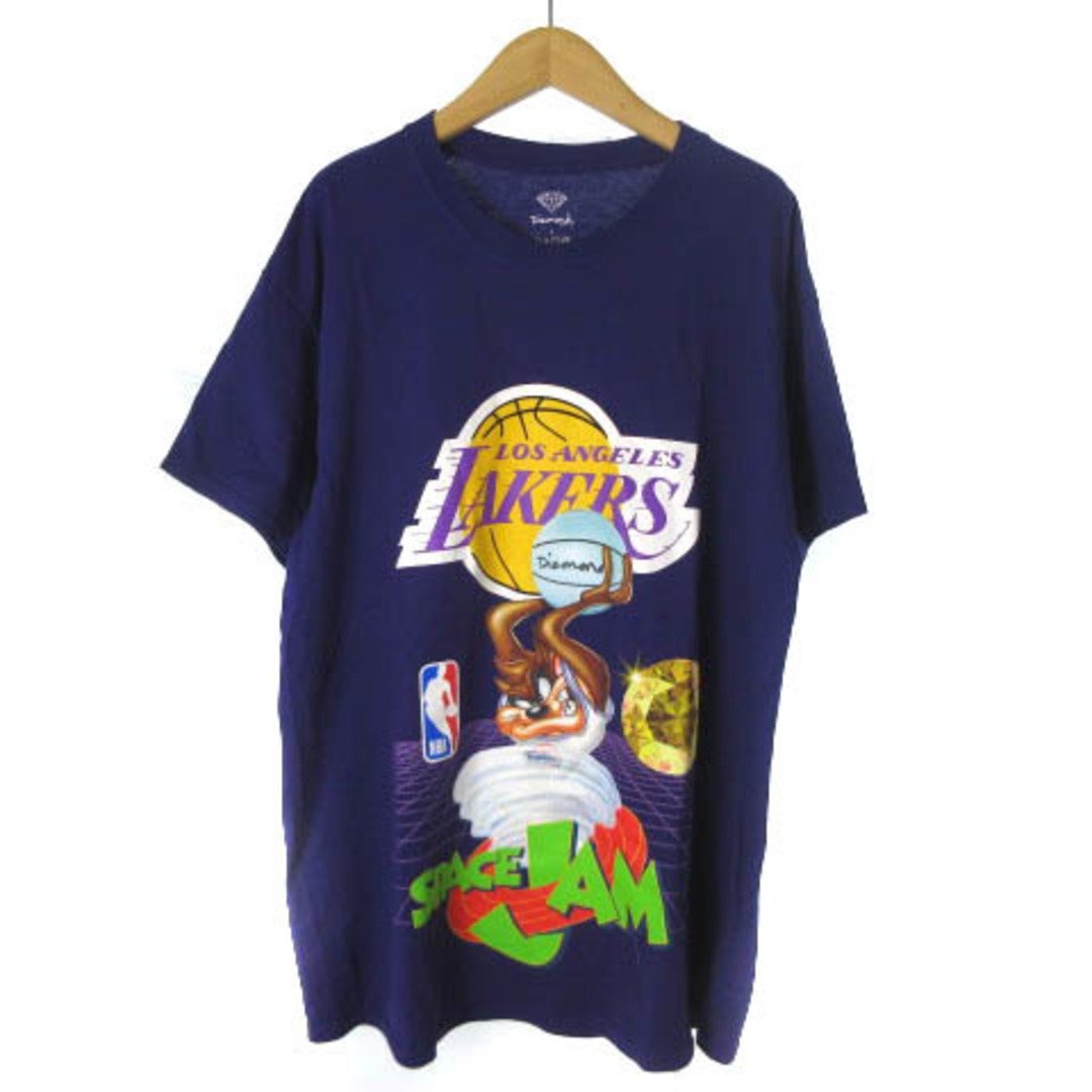 other(アザー)のダイアモンドサプライ NBA SPACE JAM レイカーズ Tシャツ 紫 L メンズのトップス(Tシャツ/カットソー(半袖/袖なし))の商品写真