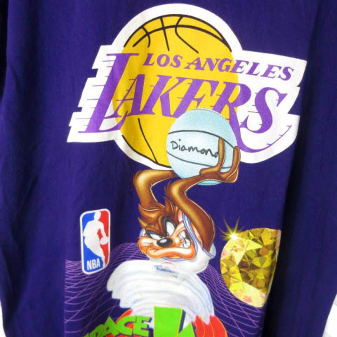 other(アザー)のダイアモンドサプライ NBA SPACE JAM レイカーズ Tシャツ 紫 L メンズのトップス(Tシャツ/カットソー(半袖/袖なし))の商品写真