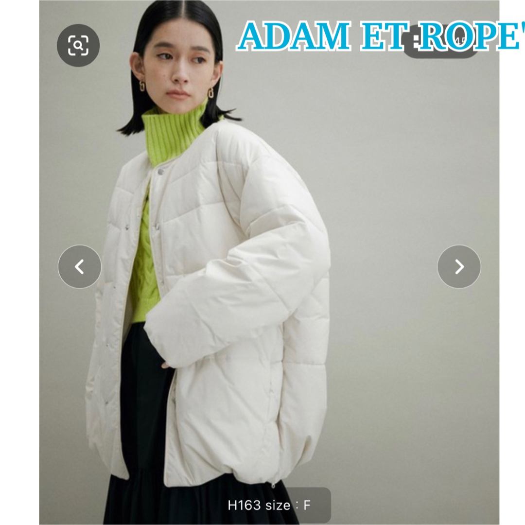 39のADAMETROPE★ ADAM ET ROPE' ★ テントシルエット ダウンライク中綿ジャケット